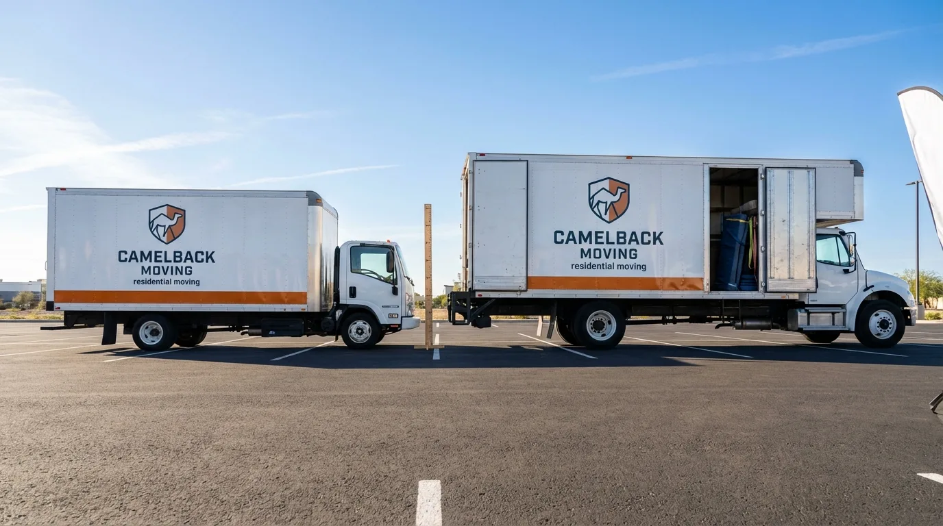 Moving truck size capacity guide in Woodstock